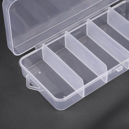 Organizer for needlework, with a suspension, 5 departments, 12.8 × 6 × 2.5 cm, the color is transparent-2