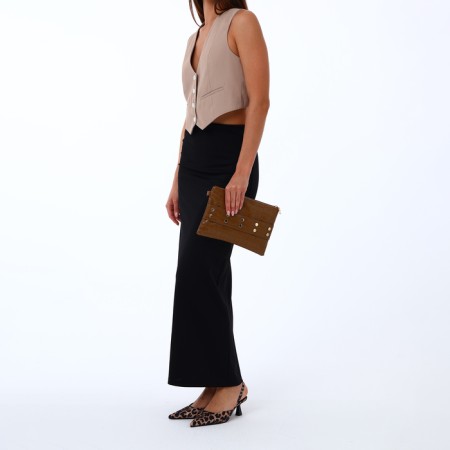 Lightning bag bag, brown color-8