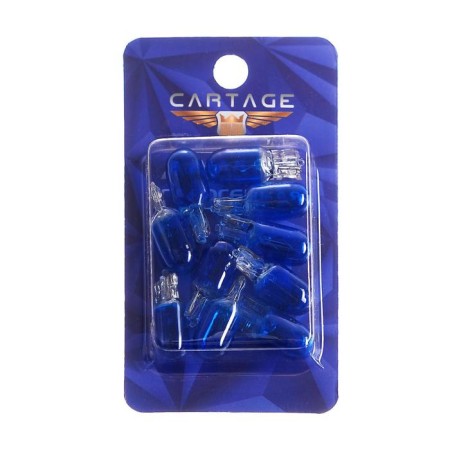 Hague lamp Cartage Blue T10 W5W, 12 V, 5 W, set 10 pcs-2