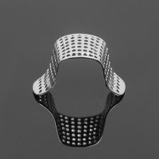 Gamora face accessory patch, silver color