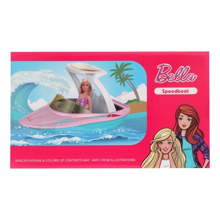 Boat for dolls "Walk" with a set of dolls-13