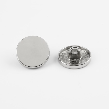 A set of buttons on the leg, d = 15 mm, 10 pcs, silver color-1