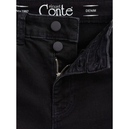 Women's jeans with a high landing CONTE ELEGANT SKINNY, size S, color Washed Black-7