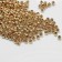 Busina "hematite" d = 3mm, set 10g, color gold