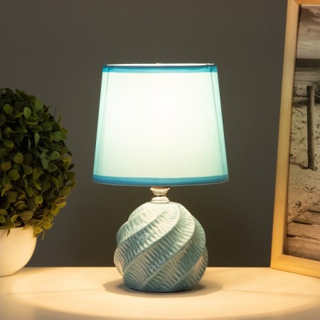 Table lamp "Alvaro" 1x40W E14 blue 14.5x14.5x24cm-1
