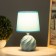 Table lamp "Alvaro" 1x40W E14 blue 14.5x14.5x24cm