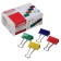Paper clamps 32 mm, 12 pieces, Devente, metal, mix x 4 colors, cardboard box