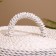 Wicker basket with a lid 27x27x35 cm