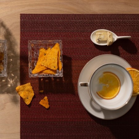 Serving napkin Zapel Symmetry, paprika color-4