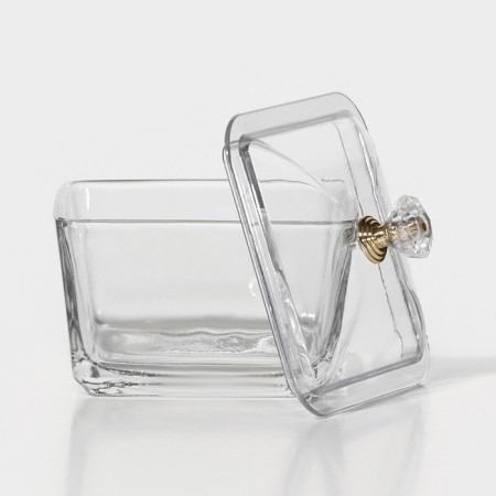 Glass Menacle on the stand "Gold", 19.5 × 19.5 cm-2