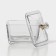 Glass Menacle on the stand "Gold", 19.5 × 19.5 cm
