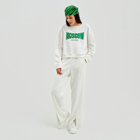 Women's costume (jumper and trousers) Mist Moscow, p. 44-46, milk