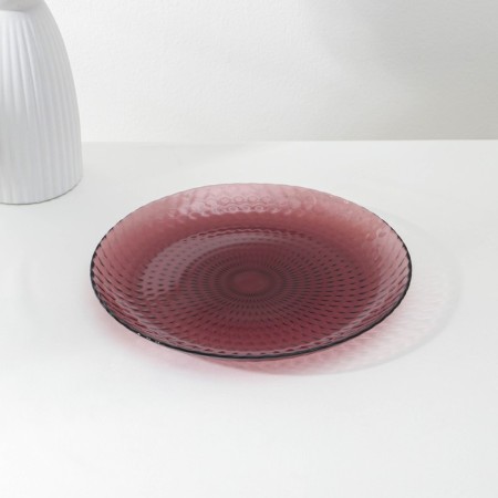 Table Glass Set "idyll", 18 objects, lilac color-2