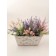 Artificial flower "lavender", height 30 cm, white color
