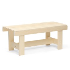 A bench (bench) wooden from linden 100 x 45 x 42 cm, without a back, for a bath and a summer residence