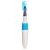 Synthetic brush, with a reservoir, with a color holder