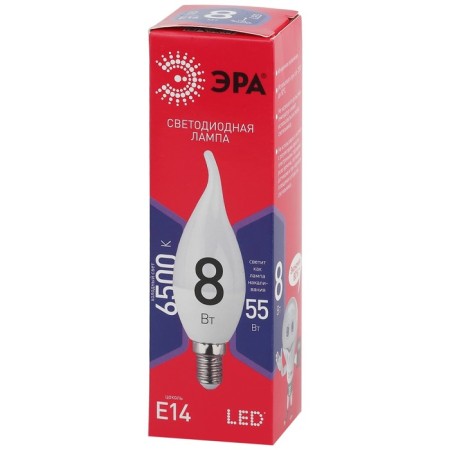 LED LED era Red Line “Candle in the Wind”, 8 W, E14, 640 LM, 6500k, Cold white glow-3