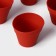 A set of baking shapes “Flower pots”, silicone, 6.5 × 5.5 cm, 6 pcs