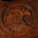 Handmade backgammon "eagle", deep cutting, with a pen, 60x30 cm, with a chess field, Armenia