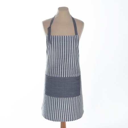 Apron Ethel "strip" Color gray, 62 x 76cm, 50% cotton, 50% p/e-4