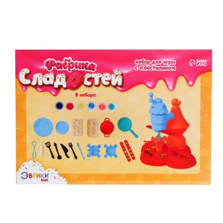 Set for playing with plasticine "Factory of sweets"-5