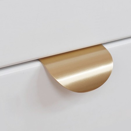 Handle cappio, m/o 32 mm, matte gold color-1
