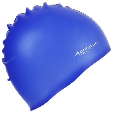Hat of swimming adult Onlytop Swim, silicone, girth 54-60 cm-3