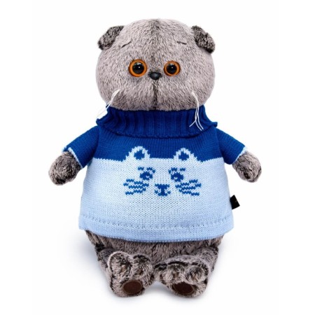 Soft toy "Basik in the sweater" Cat ", 25 cm