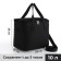 Thermosuma with lightning, external pocket, 10 l, black color