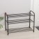 Shoe stand, 3 tiers, 65 × 30 × 48 cm, black color