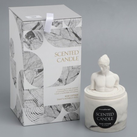 Candle in concrete aromatic "changryl", soy wax-7
