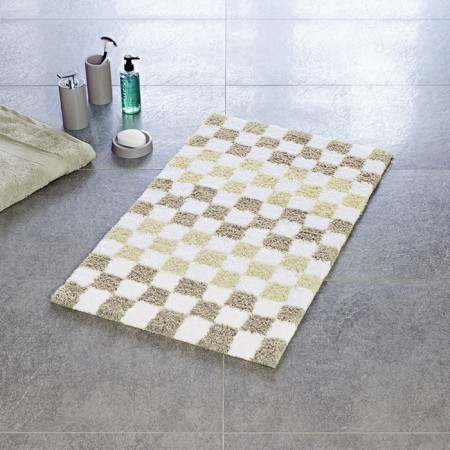 Grand Prix bathroom mat, beige/brown 55x50 cm-1
