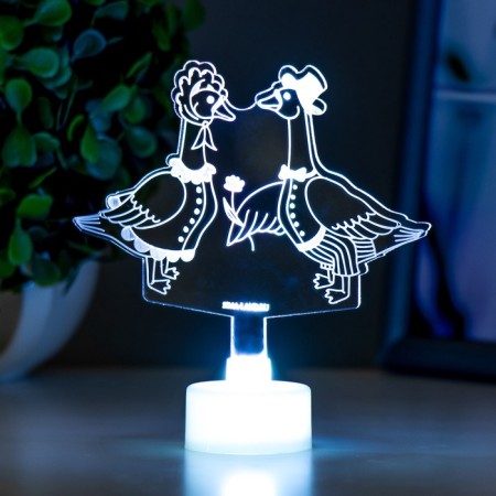 Lumber "Geese" Led RGB 6 colors from batteries LR1130, 3pc 11x9.5 cm Risalux-4
