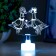Lumber "Geese" Led RGB 6 colors from batteries LR1130, 3pc 11x9.5 cm Risalux
