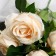 Artificial flowers "Rosa Trize" D-7 cm 50 cm, cream