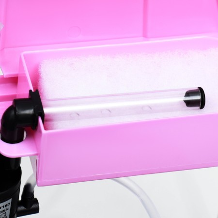 The Seastar HX-240F Aquarium includes: LED lamp, filter, 10 l, pink-5