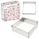 Culinary form square adjustable, from 15x15cm to 28x28 cm, height 5cm