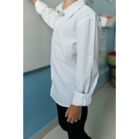 Surchaka is upper for boys, height 110-116 cm, white color-6