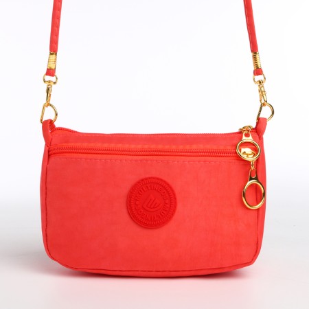 Bag Women's Cross-Bodi with a zipper, pink color