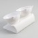 Plastic bowls on a white stand 27.5 x 14 x 15 cm white