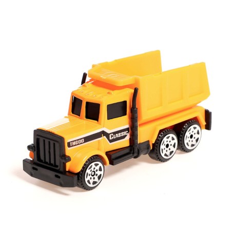 Metal truck "Carrier", inertia, with 6 machines-9