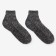 Socks men's woolen shortened color black pattern, size 29
