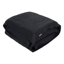 Tiffany blanket, size 155x220 cm, black color