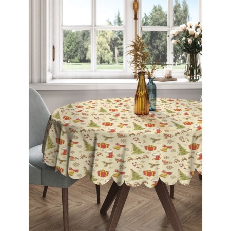 The tablecloth “Caravan of Gifts”, Round, Saten, D = 150 cm