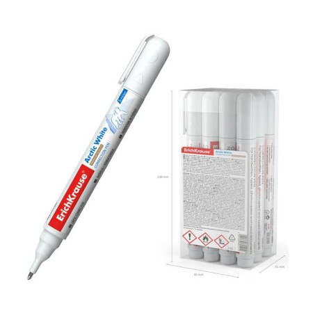 Erichkrause Arctic White, 5 ml, 5 ml, with a metal tip, a special pumping system for pumping fluids