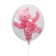 Polymer ball 24 "Ball in the ball. Bear", pink color