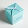 Gift folding box, packaging, Tiffany, 12 x 12 x 12 cm