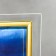 Photo frame Glass "GT 184/-g" 10x15 cm, vertical, with gold