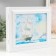Key closed "sailboat" 26.5x31.5 cm white