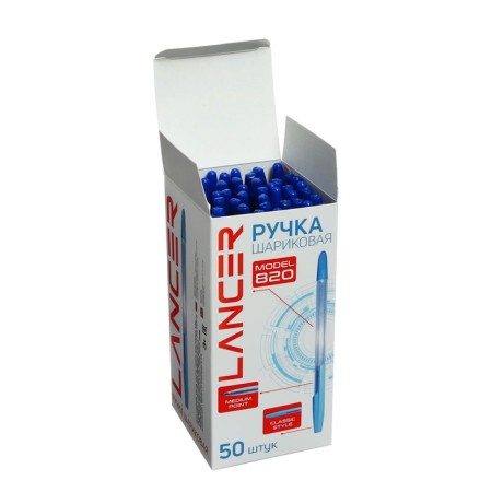 Ballic handle Office Style 820, Node 1.0 mm, blue ink, Orange neon case-4